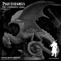 Young Green Dragon – 3D Printed Dragon, Terrifying Resin Miniature, Tabletop RPG Boss Monster, Dungeons & Dragons Setpiece