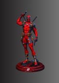 Deadpool - Action Figure -  Collectibles - High Details - Resin 3D Printed - by Stalyn Quito