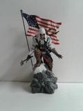 Assassins Creed III Connor Rise Statue Limited Collectors Edition With Flag