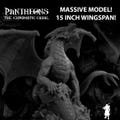 Ancient Red Dragon – Huge 3D Printed Dragon, Terrifying Resin Miniature, 15-inch Wingspan, Tabletop RPG Boss Monster, Dungeons & Dragons