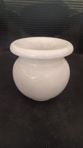 Marble polished handcrafted pot