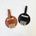 Personalized Engraved Leather Golf Bag Tag Gift, Groomsmen Gifts, Golf Gift for Men, Retirement Gift, Golf Tee Holder, Custom Golf Accessory