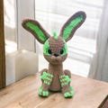 Bunnyfrog creature crochet plushie
