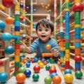Marble Run Bio PLA 3D Print Gift Child Decoration Children's Room Gift School Enrollment Motor Skills Toy Unique Sustainable Decoration
