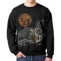 Wolf and Moon T-Shirt | Mystical Howling Wolf Design | Soft Gildan 64000 Tee for Men & Women