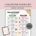 Gallstone Food List, Cholelithiasis Diet for Gallbladder Health, Low Fat Cholesterol High Fiber Foods for Gut Health, Digestive Health