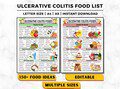 Ulcerative Colitis Diet Plan, Ulcerative Colitis Food List, IBD Diet Plan, Anti-Inflammatory, Low Fat Low Fiber Foods For Gut Health