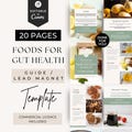 Gut Health Content, New Foods for Healthy Microbiome, Nutrition Coaching Template, Health Coach Resource, Wellness Handout, Client Guide