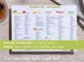 Low FODMAP Food Chart: IBS Diet Grocery List (PDF)