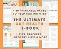 IBS Relief Ebook: Gut Health Tracker, Low FODMAP List (Printable PDF)