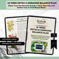 12-Week Detox and Hormone Balance Plan | Gut Cleanse, Bloating Relief, Energy Boost and Natural Healing with Herbal Teas and Fruit Meals