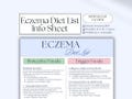 Eczema Diet Info List: Foods to Heal Skin Naturally | Anti-Inflammatory & Holistic Integrative Nutrition Printable PDF | Gut Health Tips