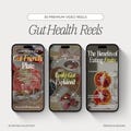 Gut Health Instagram Reels | Wellness & Nutrition Video Content | Canva Reels for Health Coaches and Nutrition Experts