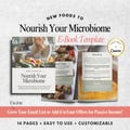 Nutrition Coach Ebook - Gut Health Guide Template - Canva Lead Magnet - Healthy Eating Client Resource PDF - Holistic Nutrition Tips