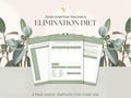Food Sensitivity Tracker: Elimination Diet Canva Template for Naturopaths