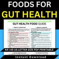 Gut Health Food Guide: Prebiotics, Probiotics, Anti-Inflammatory Foods (PDF)