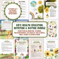 Kids Nature & Nutrition Activity Book: Homeschool Health Education (Digital Download)