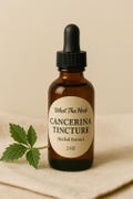 Cancerina Tincture | 2 oz Amber Glass Dropper Bottle | Herbal Extract | What Tha Herb