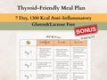7-Day Hashimoto's Meal Plan: Gluten-Free, Dairy-Free Thyroid Diet (Printable PDF)