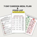 7-Day Candida Diet Meal Plan: Anti-Candida Recipes & Shopping List (Printable PDF)