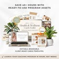 Fall Health Coach Bundle | Wellness Coach Canva Template Pack | Nutrition Coach Lead Magnet, Editable Canva Flyers, Social Media Templates