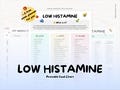 Low Histamine Food Printable List: Histamine Intolerance, Allergy Friendly Diet Chart, Healthy Shop & Meal Planning (Digital Download PDF)