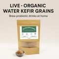 Organic Water Kefir Grains: Live Culture, Vegan Probiotic Starter