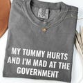 My Tummy Hurts and I'm Mad at the Government Shirt Gift for Activist Gut Health Shirt Irritable Bowel Syndrome
