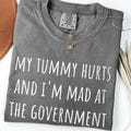 My Tummy Hurts and I'm Mad at the Government Shirt Gift for Activist Gut Health Shirt Irritable Bowel Syndrome T Shirt for Hidden Disability