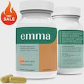 2  Pack EMMA Supplement for Gut Health - Gas and Bloating Relief Constipation 60 Counts